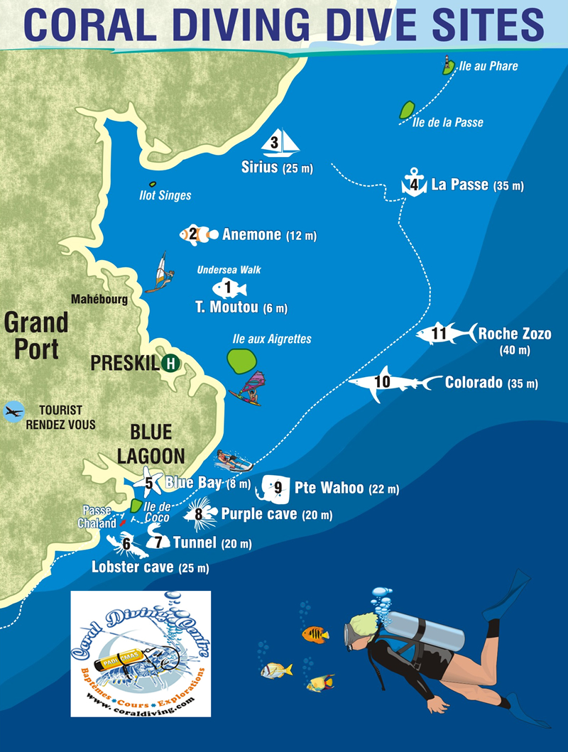 Dive Sites Of Mauritius